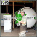 Plywood drying machine with HF heating system